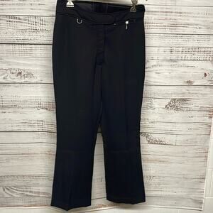 Fera Women’s Ski Pants Black Wool Nylon Spandex Blend Black Size 14